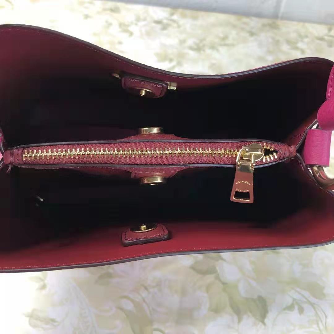 COACH 1011 Small Town Bucket Bag In Bright Violet COACH 1011 Small Town Bucket Bag In Bright Violet